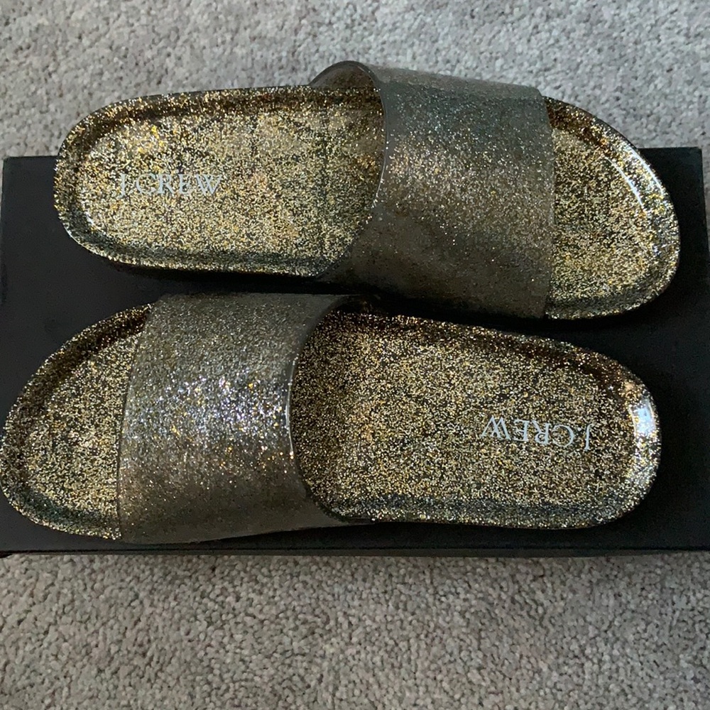 J. Crew pool slide sandals